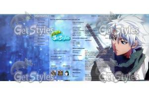 Bleach_Hitsugaya тема для контакта