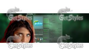 фотография афганской дево тема для контакта