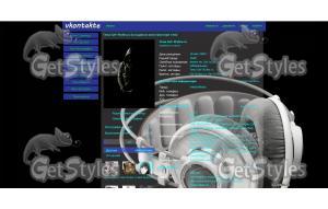 Light blue one тема для контакта