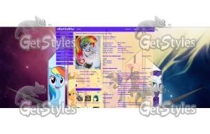 My little pony! тема для контакта