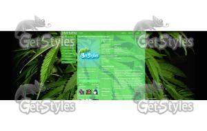 Nature_Plants_Hemp_cannab тема для контакта