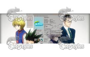 Hunter x Hunter тема для контакта