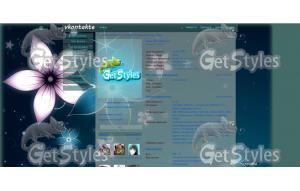 цветочная луна тема для контакта
