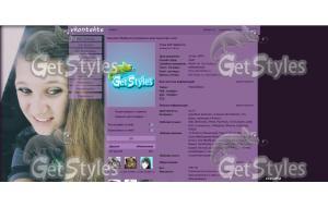 Girl тема для контакта