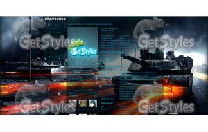 Танки BattleField тема для контакта