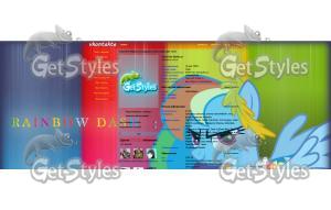 Rainbow Dash тема для контакта