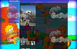 The Simpsons тема для контакта