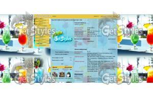 коктейли тема для контакта