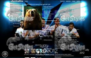 EURO 2012 тема для контакта