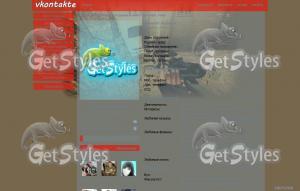 CounterStrike by D тема для контакта