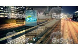 Огни ночных городов тема для контакта