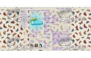 бабочки тема для контакта